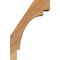 Ekena Millwork 4"W x 8"D x 12"H Merced Rough Sawn Knee Brace, Western Red Cedar BRC04X08X12MRC00RWR - alternate 2